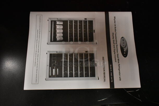 BRAND NEW SCRATCH AND DENT! Whynter FWC-341TS Metal 34 Bottle Freestanding Wine Cooler Merchandiser w/ Display Shelf and Digital Control. 115 Volts, 1 Phase. Tested and Working! - Image 5 of 6