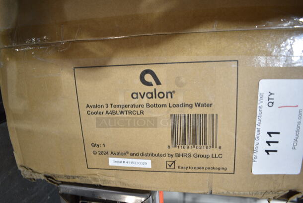 BRAND NEW IN BOX! Avalon A4BLWTRCLR Stainless Steel Bottom Loading Water Cooler. 115 Volts, 1 Phase.  - Image 3 of 3