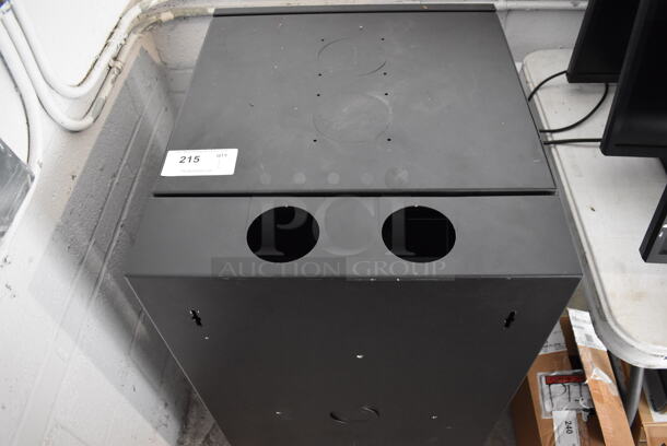 Black Metal AV Cabinet. 21x26x36 - Image 9 of 9
