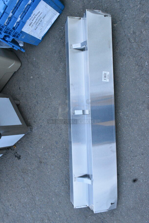 BRAND NEW SCRATCH AND DENT! Steelton 712B5548D Stainless Steel Double Tier Speed Rail - 48" - Image 4 of 5