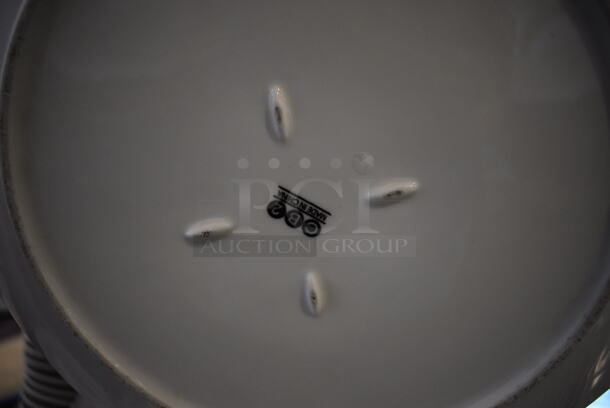 24 White Ceramic Plates. 11x11x1. 24 Times Your Bid! - Image 3 of 4