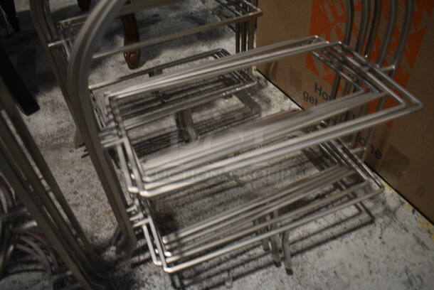6 Metal Countertop 3 Tier Rectangular Plate Racks. 18x10x18.5. 6 Times Your Bid! - Image 3 of 3
