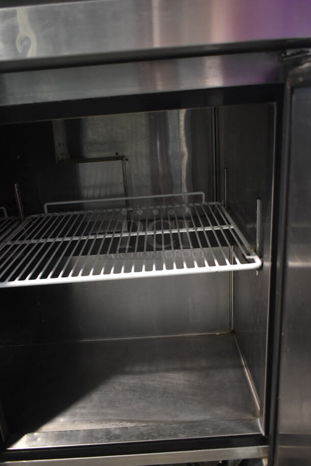 2017 Bison BUR-72 Stainless Steel Commercial 3 Door Undercounter Cooler. 115 Volts, 1 Phase. Tested and Working! - Image 2 of 5
