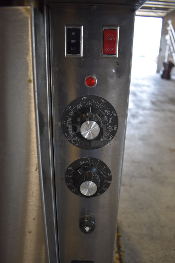 2 Blodgett SHO-100-G Stainless Steel Commercial Natural Gas Powered Full Size Convection Oven w/ View Through Doors, Metal Oven Racks and Thermostatic Controls. 38x39x71. 2 Times Your Bid! - Image 5 of 9