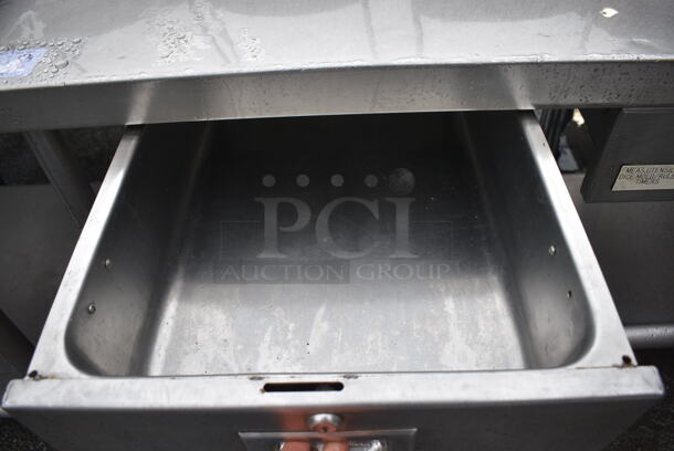 Stainless Steel Table w/ 3 Drawers and Stainless Steel Under Shelf on Commercial Casters. 72x24x34.5 - Image 4 of 7