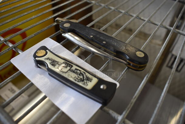 2 Metal Pocket Knives Including Kabar Rigging Knife. 3.5", 4.5'. 2 Times Your Bid! - Image 3 of 5