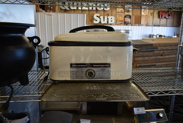 Hamilton Beach Metal Countertop Automatic Roaster Oven. Tested and Working!