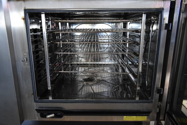 Convotherm  C4eT 6.20 GS Stainless Steel Commercial Natural Gas Powered Combi Convection Oven w/ View Through Door and Metal Oven Racks. 68,200 BTU. - Image 6 of 9