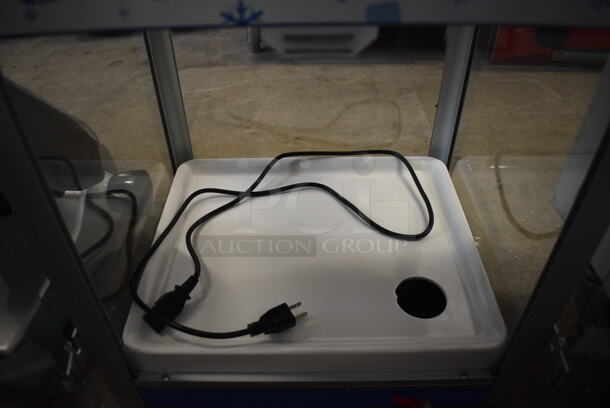 BRAND NEW! Carnival King Model 382SCM350R Metal Commercial Countertop Sno Cone Ice Crushing Machine. 120 Volts, 1 Phase. 21x14.5x26.5. Tested and Working! - Image 4 of 5