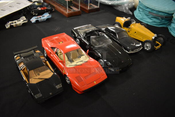 5 Collectible Vintage Model Cars! Includes Lamborghini Countach, 1984 Ferrari GTO, Corvette, and 1984 Bugatti. 5 Times Your Bid! - Image 3 of 12