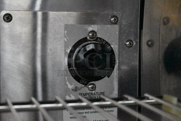 Turbo Air TUR-28SD ENERGY STAR Stainless Steel Commercial Single Door Undercounter Cooler on Commercial Casters. 115 Volts, 1 Phase. Tested and Working! - Image 6 of 7