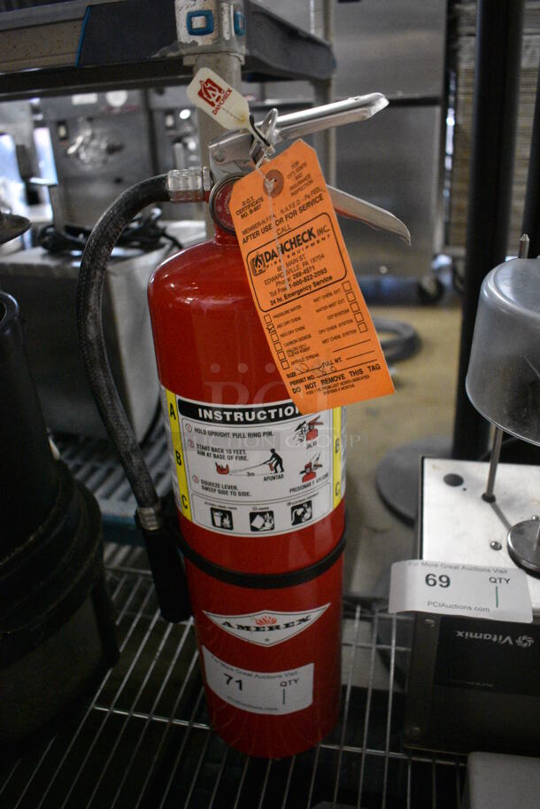 Amerex Fire Extinguisher. 5x6x20