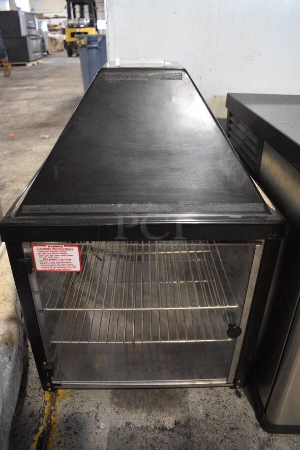 Metal Commercial Countertop Heated Merchandiser. 18x18x25.5. Tested and Working!