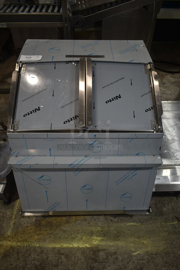 BRAND NEW SCRATCH AND DENT! 2023 ServIt 423TCW26 Stainless Steel Commercial 26 Gallon First-In First-Out Chip Warmer / Merchandiser. 120 Volts, 1 Phase. Tested and Does Not Power On - Image 2 of 7