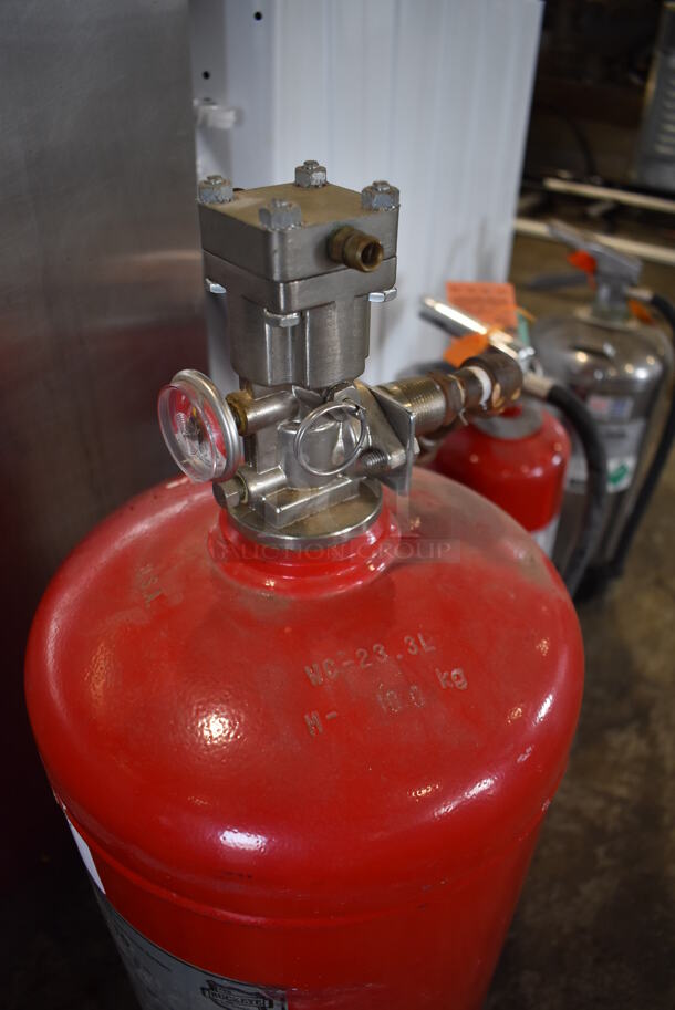 Buckeye BFR-10 Metal Fire Suppression Tank. 11x11x28. Buyer Must Pick Up - We Will Not Ship This Item.  - Image 4 of 5