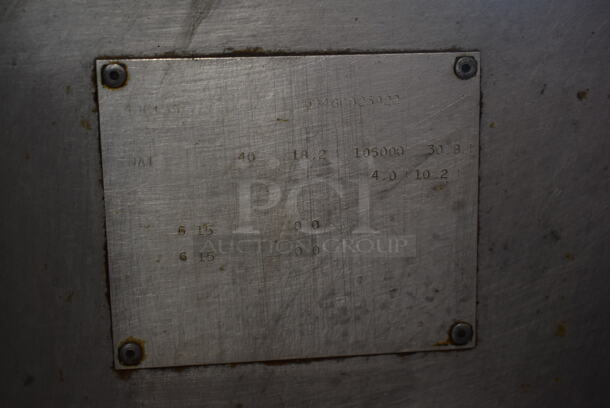 Pitco Frialator 40C+SS Stainless Steel Commercial Floor Style Natural Gas Powered Deep Fat Fryer w/ 2 Metal Fry Baskets. 105,000 BTU. - Image 9 of 9