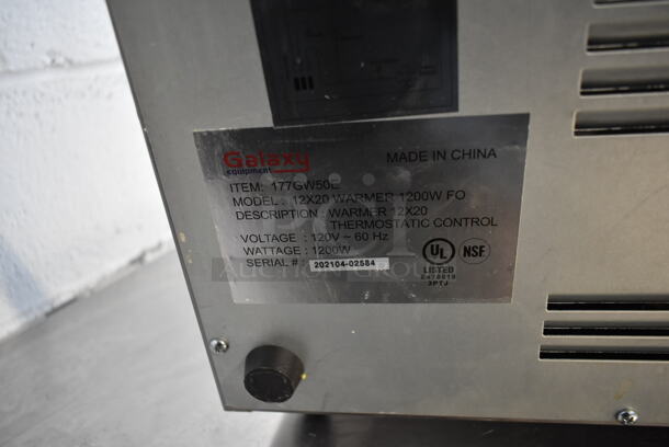 Galaxy 177GW50E Stainless Steel Commercial Countertop Food Warmer. 120 Volts, 1 Phase. Tested and Working! - Image 5 of 5
