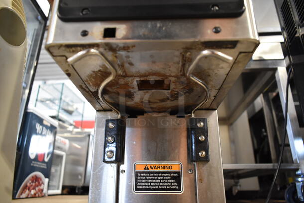 2012 Bunn MHG Stainless Steel Commercial Countertop 2 Hopper Coffee Bean Grinder. 120 Volts, 1 Phase. Tested and Working! - Image 5 of 8