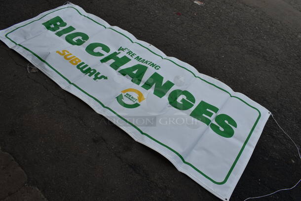 Subway We're Making Big Changes Banner. 94x36 - Image 2 of 3