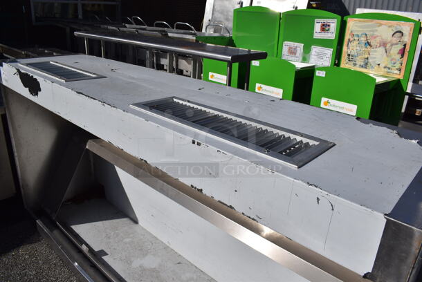 BRAND NEW SCRATCH AND DENT! 8' Stainless Steel Commercial Return Air Grease Hood. 96x24x48.5 - Image 4 of 5