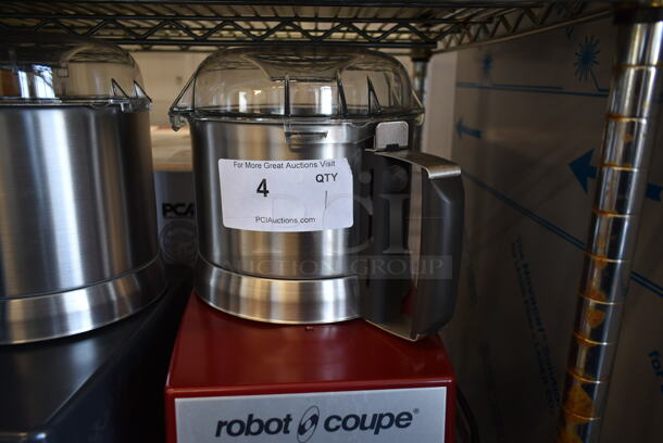BRAND NEW SCRATCH AND DENT! Robot Coupe R2UB Metal Commercial Countertop Food Processor w/ Bowl, Lid and S Blade. 120 Volts, 1 Phase. Tested and Working! - Image 3 of 6