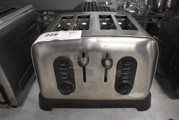 Sensio 22001 Metal Countertop 4 Slot Toaster. 120 Volts, 1 Phase. 12.5x11x8