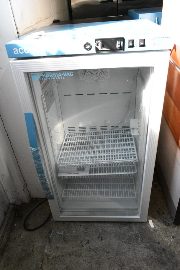 AccuCold ARG3PV Metal Mini Cooler Merchandiser. 115 Volts, 1 Phase. Tested and Working! - Image 1 of 4