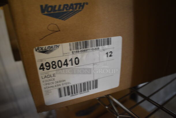 9 BRAND NEW IN BOX! Vollrath Stainless Steel 4 oz Ladles. 15". 9 Times Your Bid! - Image 4 of 4