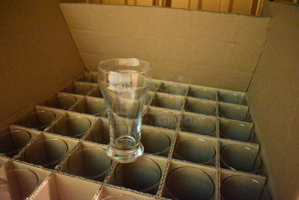 Box of 72 BRAND NEW Libbey 8 oz Pilsner Glasses. 2.5x2.5x5.5. (bar) - Image 2 of 5