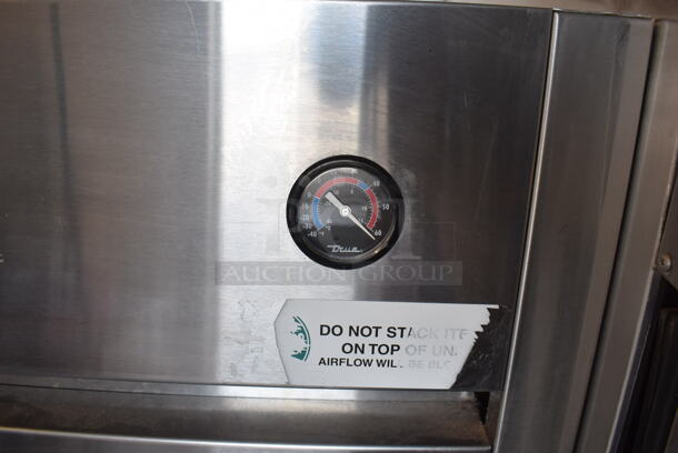 2011 True TG2R-2S ENERGY STAR Stainless Steel Commercial 2 Door Reach In Freezer w/ Poly Coated Racks. 115 Volts, 1 Phase. Tested and Working! - Image 3 of 6