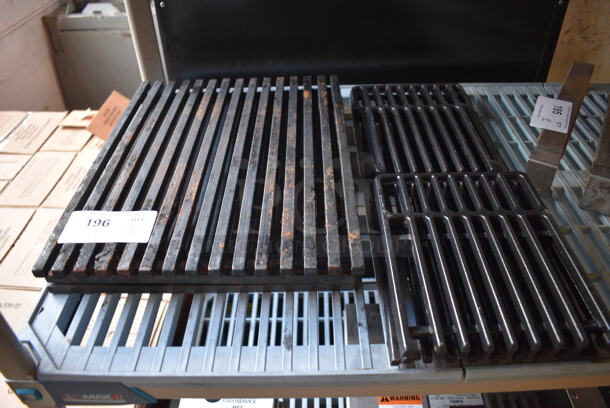 ALL ONE MONEY! Lot of 9 Various Metal Grates! Includes 13.5x18x0.5