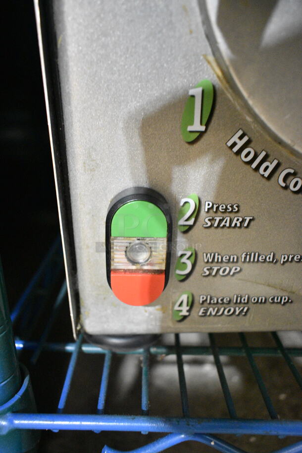 Olde Tyme PN2 Stainless Steel Commercial Countertop Nut Grinder Base w/ Hopper Mount. 115 Volts, 1 Phase. Tested and Working! - Image 3 of 10