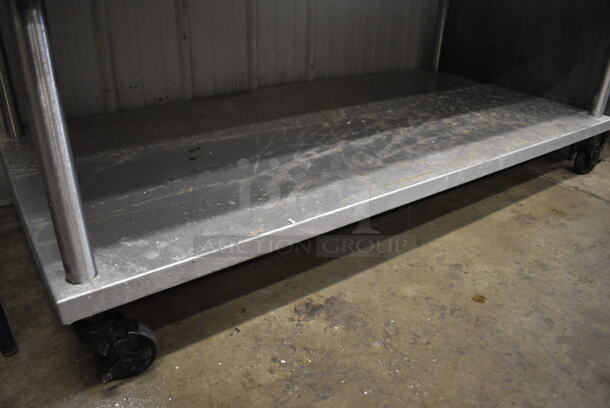 Stainless Steel Commercial Equipment Stand w/ Metal Under Shelf on Commercial Casters. 64x30x26 - Image 2 of 5