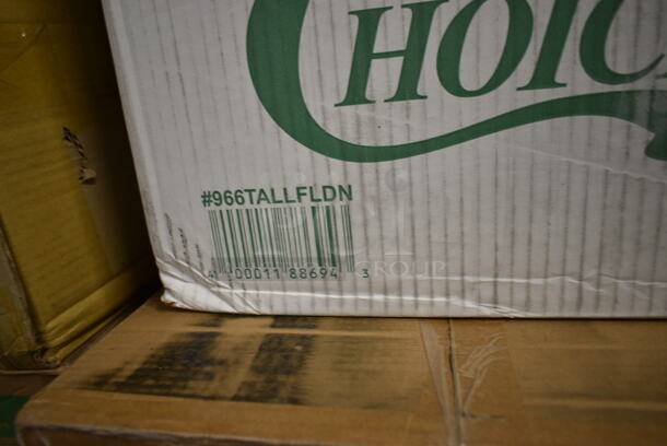 PALLET LOT of 20 BRAND NEW Boxes Including 2 Box 795PTOKFT2 Choice 7 3/4" x 5 1/2" x 2" Kraft Microwavable Folded Paper #2 Take-Out Container - 200/Case, 500CC16 Customizable Plastic Cold Cup, 2 Box 394360M Noble Products Powdered Disposable Vinyl Gloves for Foodservice - 1000/Case, Carlisle 609131 10 oz. 18/8 Mirror Polish Stainless Steel Roll-Top Covered Snack Dish, Choice Black #3 Paper Food Containers, CTR16BF BOWL W/LID 16oz RND 240 SAFESEAL BOWL W/FLAT LID, 346MEDCUP1Z Choice 1 oz. Disposable Polypropylene Graduated Medicine Cup - 5000/Case, Choice Ripple Wall Hot Cups, 966TALLFLDN Choice Kraft Natural Tall-Fold 6" x 13" Dispenser Napkin - 8000/Case, 129MCS28B Choice 28 oz. Black Rectangular Microwavable Heavy Weight Container with Lid 8 3/4" x 6 1/4" x 1 3/4" - 150/Case. 20 Times Your Bid! - Image 10 of 12