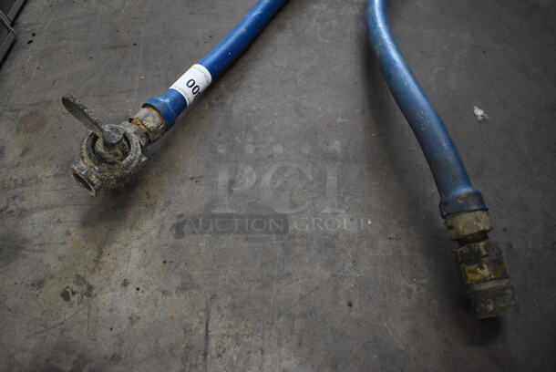 Blue Gas Hose. 68" - Image 2 of 3