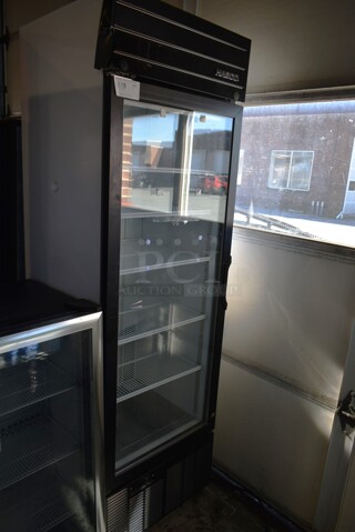 2019 Habco SE18 Metal Commercial Single Door Reach In Cooler Merchandiser w/ Poly Coated Racks. 115 Volts, 1 Phase. Tested and Working!