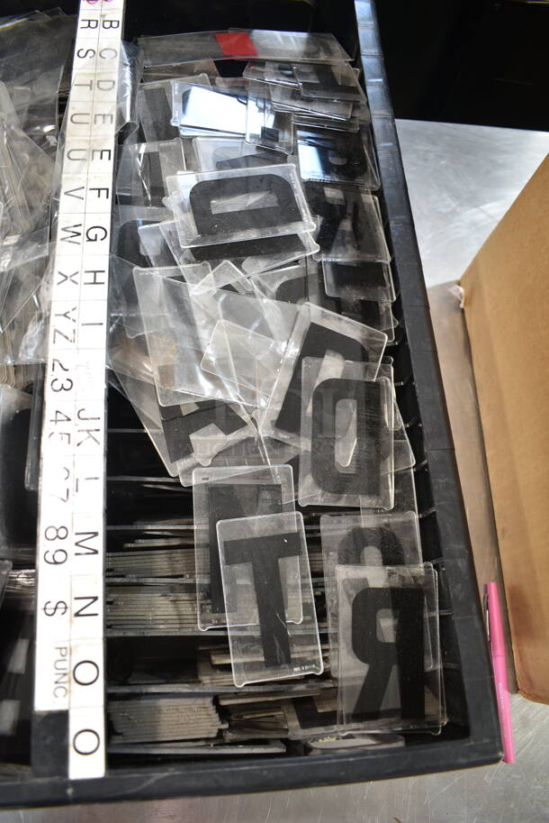 ALL ONE MONEY! Lot of Sign Letters - Image 6 of 8
