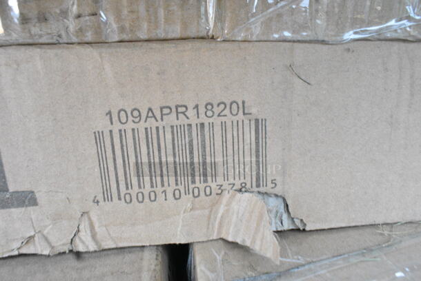 4 BRAND NEW SCRATCH AND DENT! Wire Shelves, 164TS1000 Lancaster Table & Seating 10" Cast Iron Table Base Spider, 109APR1820L Regency 20 Pan End Load Bun / Sheet Pan Rack with Non-Marking Casters - Unassembled. 4 Times Your Bid! May Be Missing Pieces.   - Image 8 of 8