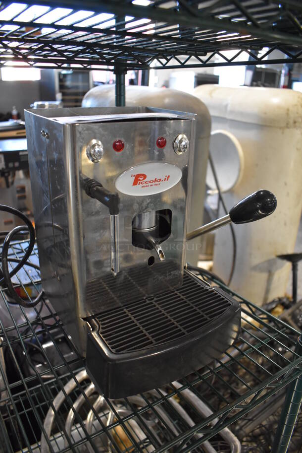 Piccola Sara Acciaio Vapore Stainless Steel Commercial Countertop Single Group Espresso Machine w/ Steam Wand. 9x12x12 - Image 2 of 6