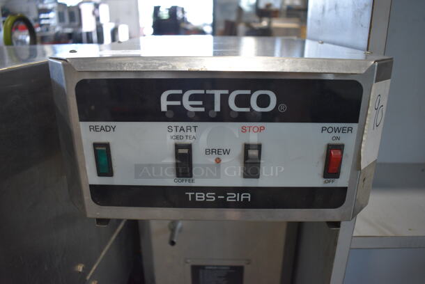 Fetco Model TBS-21A Stainless Steel Commercial Countertop Iced Tea Machine. 120 Volts, 1 Phase. 12x18x34 - Image 3 of 4