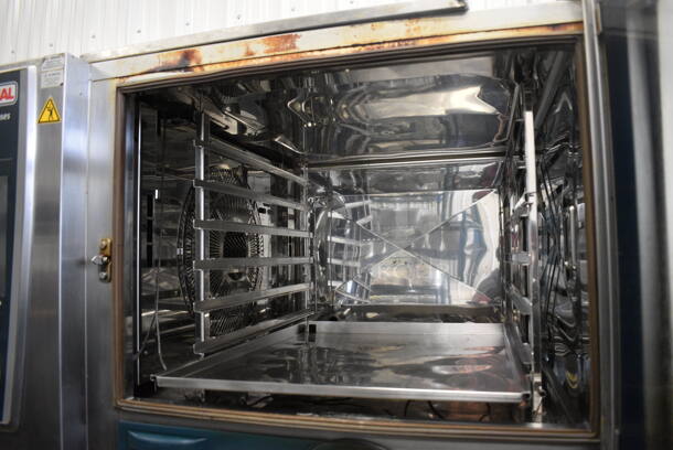 2 Rational Stainless Steel Commercial Combitherm Self Cooking Center Convection Ovens on Commercial Casters. Top Model: SCC WE 62. Bottom Model: SCC WE 102. 480 Volts, 3 Phase. 42x40x72. 2 Times Your Bid! - Image 9 of 9