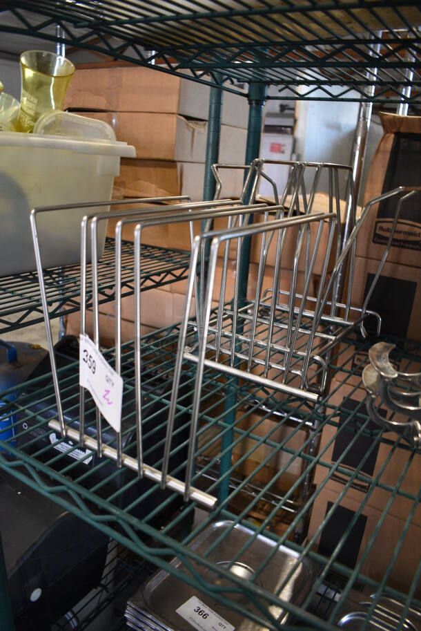 2 Metal Cutting Board Racks. 10x8x9, 10x9x10. 2 Times Your Bid! - Image 1 of 3