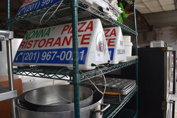 ALL ONE MONEY! Lot of 2 Car Toppers , Plastic Buckets, Metal Pans And More. - Image 2 of 4