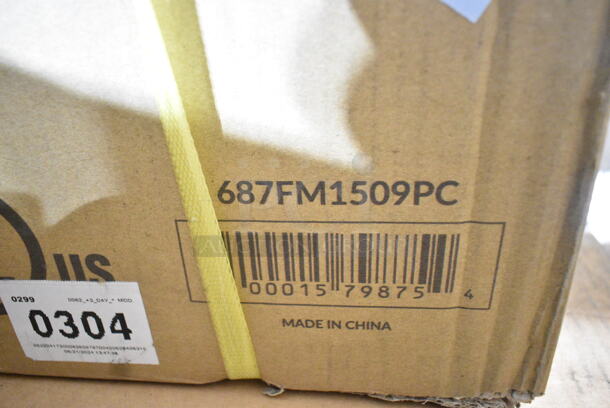 BRAND NEW SCRATCH AND DENT! Lavex Boltic 687FM1509PC 36" Powder Coat Air Curtain with Plunger Door Switch - Image 3 of 4