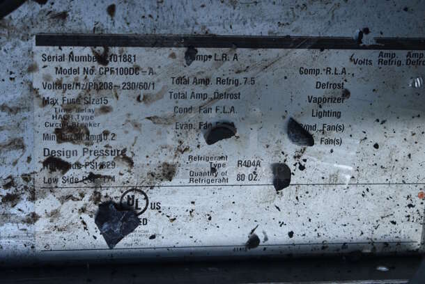 Norlake 8'x6'x7.5' SELF CONTAINED Walk In Freezer Box w/ Floor, Copeland RFT42C1E-PFV-959 Compressor and Norlake CPF100DC-A Condenser. 208-230 Volts, 1 Phase. - Image 6 of 7