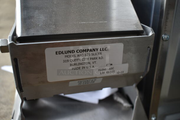 BRAND NEW SCRATCH AND DENT! Edlund ARC-125 Slicer Metal Countertop Manual Fruit and Vegetable Slicer - Image 5 of 5