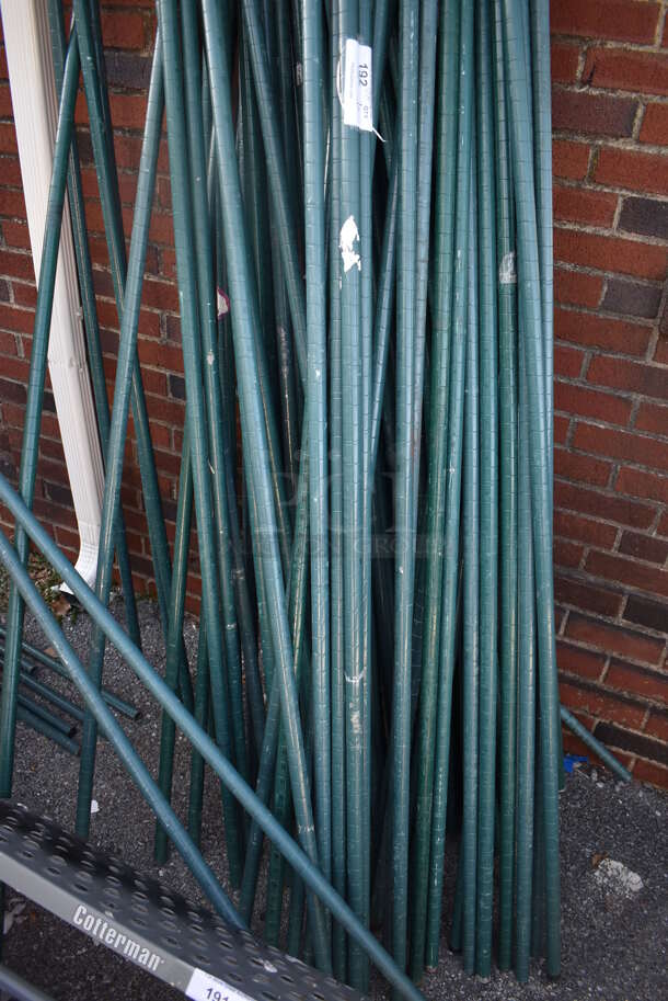 ALL ONE MONEY! Lot of Various Green Finish Poles. Includes 75" - Image 3 of 3