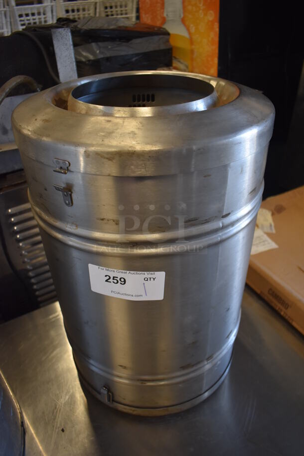Stainless Steel Barrel for Breading Tumbler. 15x15x23