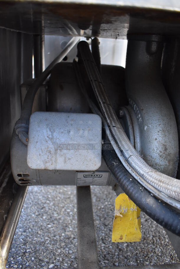 Hobart AM14 Stainless Steel Commercial Straight Pass Through Dishwasher. 208 Volts, 3 Phase. 43x29x65 - Image 11 of 12