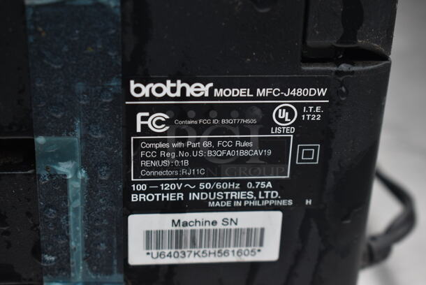Brother MFC-J480DW Countertop Printer - Image 7 of 7